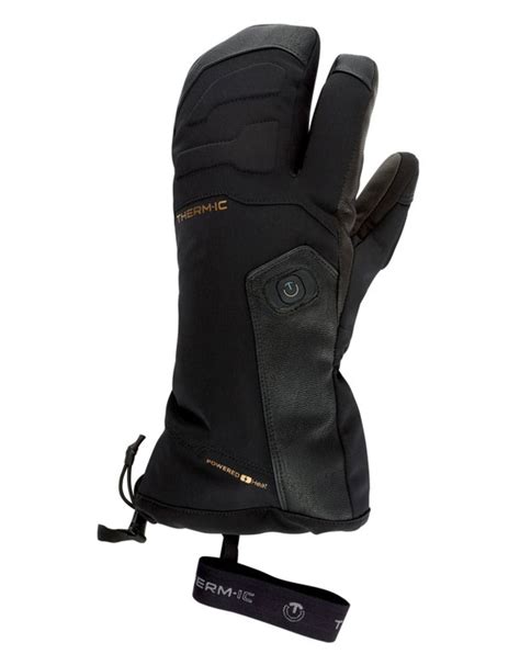 Thermic Powergloves 3 1 Black Heated Gloves Snowleader