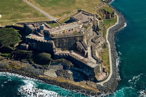 Aerial view of Castillo San Felipe del Morro Puerto Rico, Enchanted ...