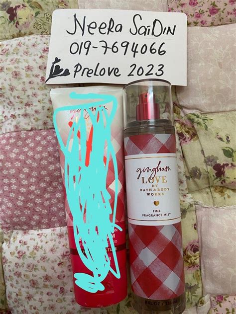 Bbw Gingham Love Beauty Personal Care Fragrance Deodorants On