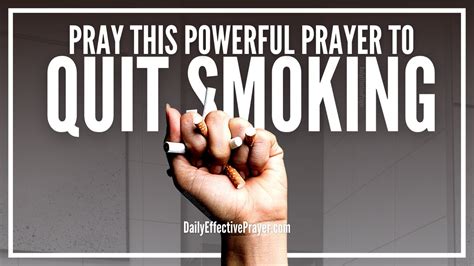 Prayer To Quit Smoking | Stop Smoking Prayer That Works - YouTube