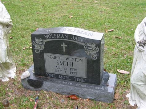 Wolfman Jack Headstone In Memory Of Robert Weston Smith