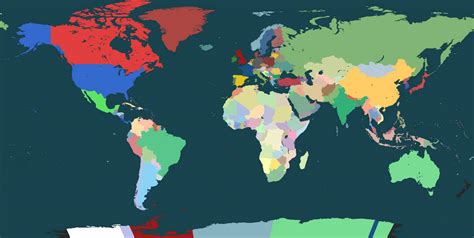 Blank World Map Borderless By Moxn On Deviantart