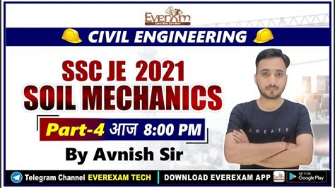 Ssc Je Soil Mechanics Part Avnish Sir Pm Civil