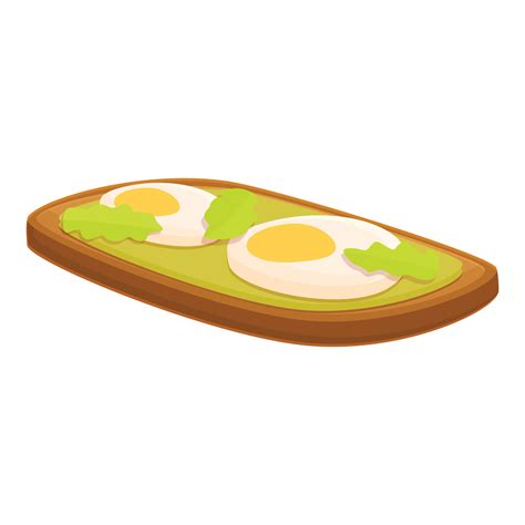 Breakfast Fried Egg Icon Cartoon Style 14285080 Vector Art At Vecteezy