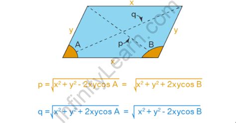 Diagonal Of Parallelogram Formula With Examples Infinity Learn