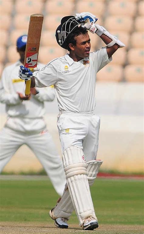 Vinayak Samant Celebrates A Maiden First Class Century ESPNcricinfo