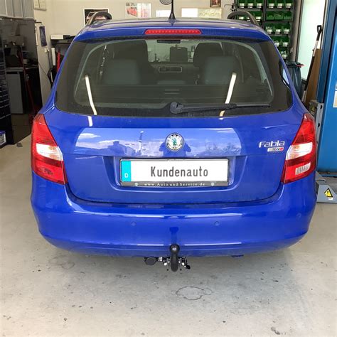 AUTO HAK Anhängerkupplung SKODA FABIA II Combi abnehmbar 13pol