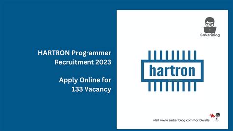 Hartron Programmer Recruitment