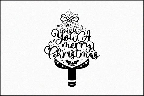 We Wish You A Merry Christmas Svg Graphic By Calligraphic · Creative