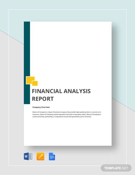 Financial Analysis Samples Pdf Word Free Premium Templates