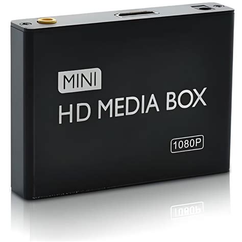 Media Center Lecteur Tout Format Full HD 1080P Disque Dur Carte SD Et