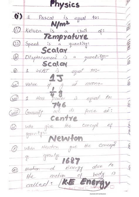 SOLUTION Physics Test Mcqs Studypool