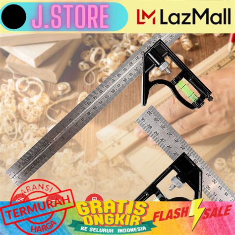 Mistar Penggaris Siku Tukang Multifungsi Lazada Indonesia