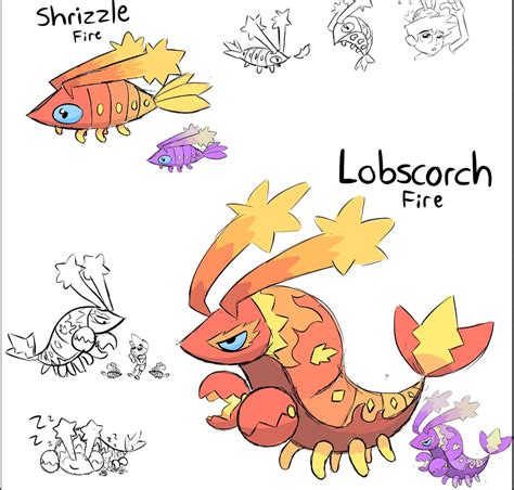 Some fire types : r/fakemon