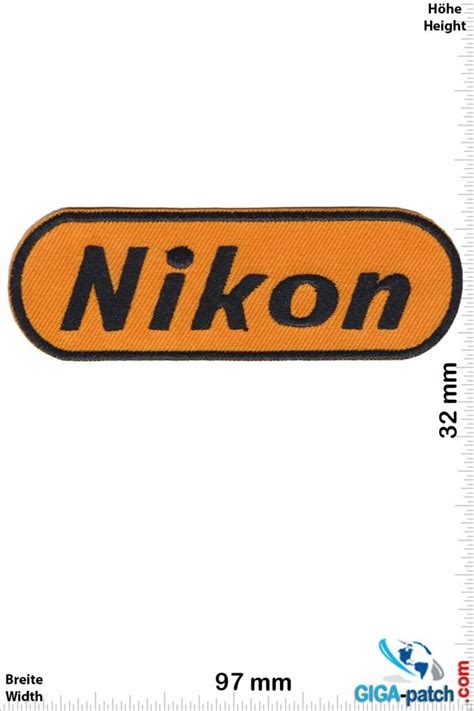 Nikon Patch Back Patches Patch Keychains Stickers Giga Patch