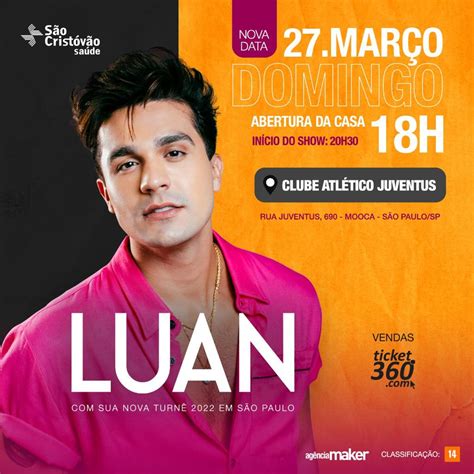 Show Luan Santana Turnê 2022 Clube Atlético Juventus