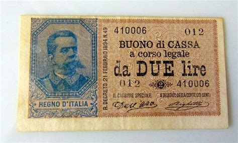 Italy Buono Da Lire Umberto I Gigante Bs Catawiki