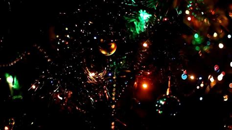 Christmas Tree Lights Blinking Video Footage | OrangeHD