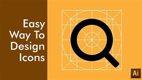 How To Draw Icons Using Grid Adobe Illustrator YouTube