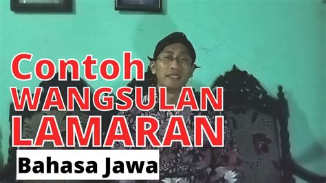 Contoh Wangsulan Lamaran YouTube