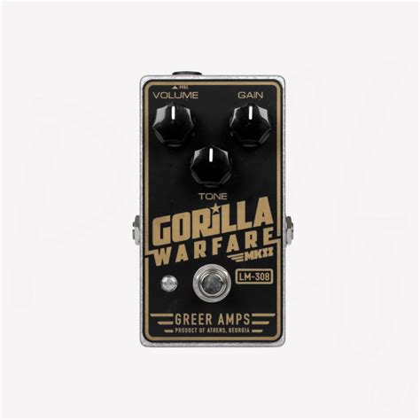 Greer Amps Gorilla Warfare MkII Distortion Type RAT