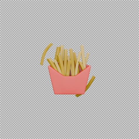 Premium Psd D French Fries