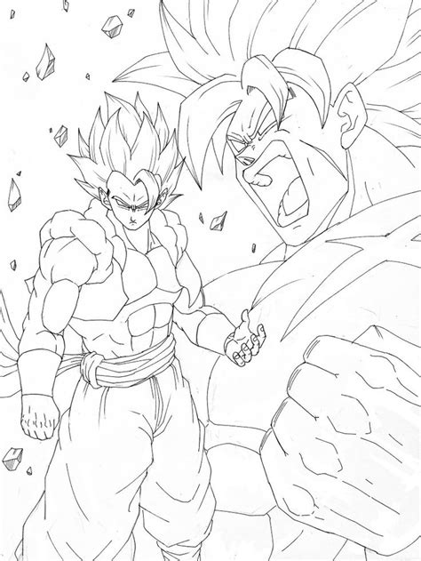 Dessin Gojita Gogeta Vs New Broly Taaa Evo Twitter