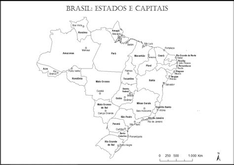 Mapa Brasil Politico Para Pintar - Educar X: Mapas Político do Brasil para pintar e colorir