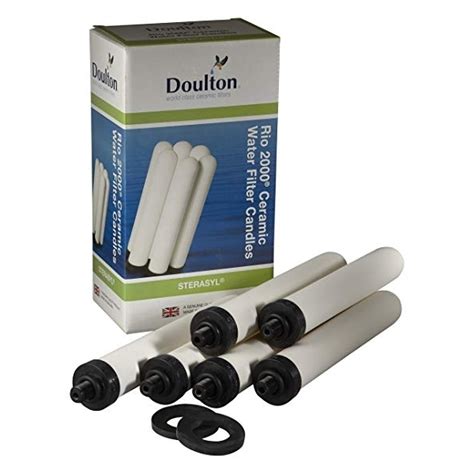 Doulton W9120145 Rio 2000 6 Pack Ceramic Water Filter Replacement (candle ONLY)