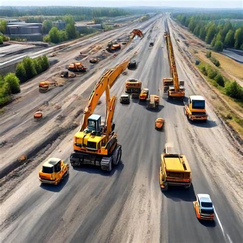 Premium Photo A Yellow Bulldozer Is On The Road And Is Driving Down