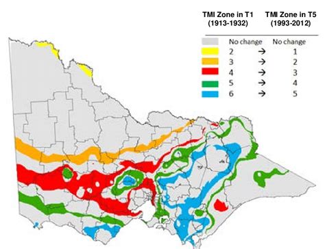 TMI Climate Zones Change in Victoria over the last 100 years | Download Scientific Diagram