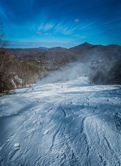 Scenic Views Around Sugar Mountain Ski Resort in North Carolina Stock ...