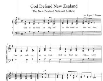 NEW ZEALAND NATIONAL ANTHEM Easy Tone Chimes & Bells GOD DEFEND NEW ZEALAND