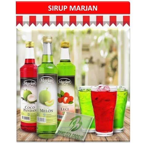 Jual SIRUP SYRUP MARJAN COCOPANDAN MELON 460ML Shopee Indonesia