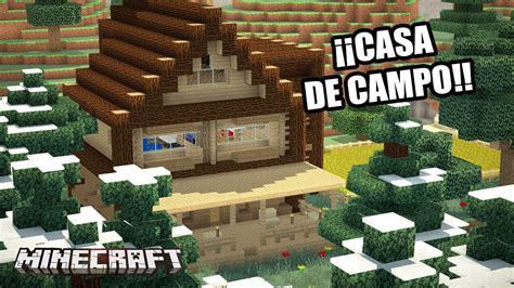 Minecraft Casa De Campo Casas De Subs Youtube