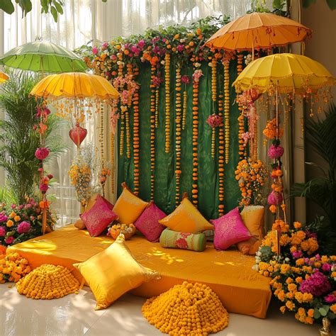 Bright and Festive: Vibrant Mehndi Stages for the Perfect Celebration 🌿 ...