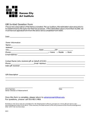 Fillable Online Handouts And FormsMy KCAI Home Page Fax Email Print