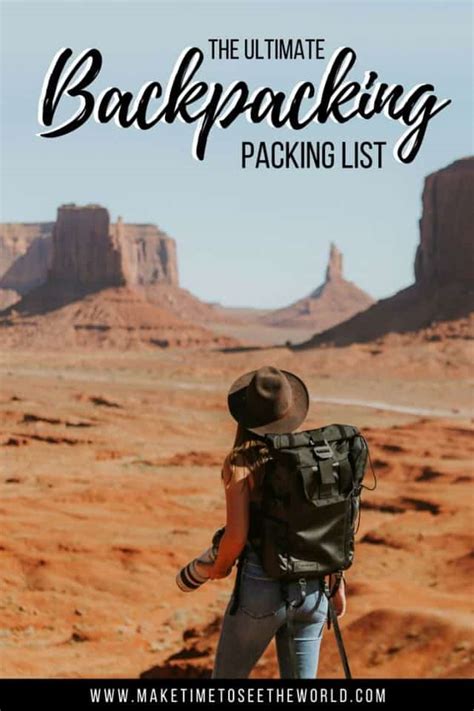 40+ Backpacking Essentials You Shouldn't Leave Home Without!