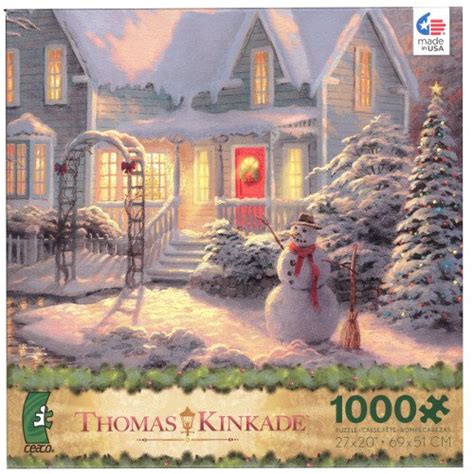 Thomas Kinkade Christmas Puzzles Discover The Painter Of Light