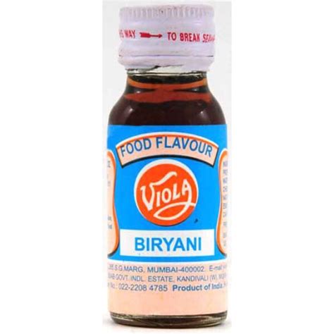 Viola Biryani Food Flavour 20 ML BazaarDesi