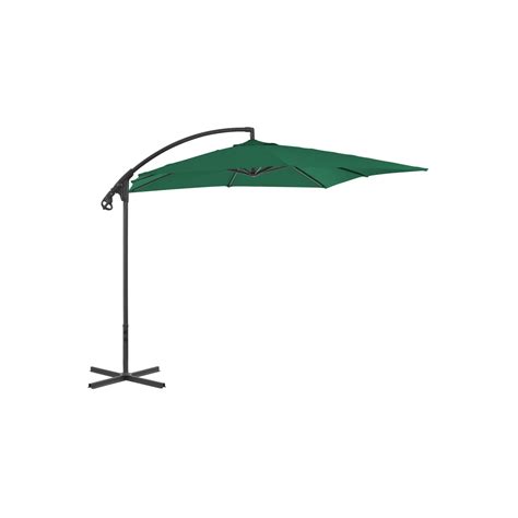 Parasol Meuble De Jardin En Porte à faux Avec Mât En Acier 250 X 250 Cm