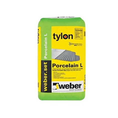 USD 5.18 - Tylon Porcelain L Tile Adhesive 20kg