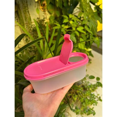 Tupperware Modular Oval Dispenser N Rosa Ml Shopee Brasil