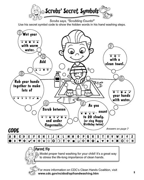 Handwashing Coloring Page - Coloring Home