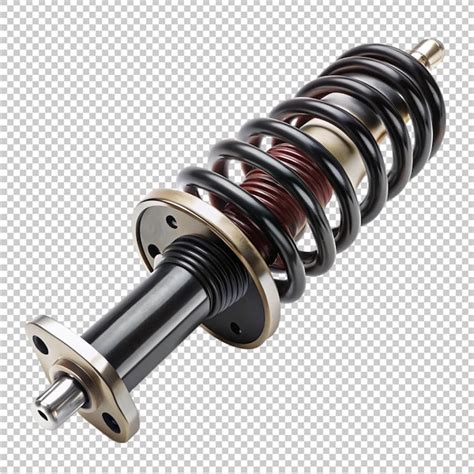 Set Of Car Shock Absorbers 3d Rendering Premium Ai Generated Psd