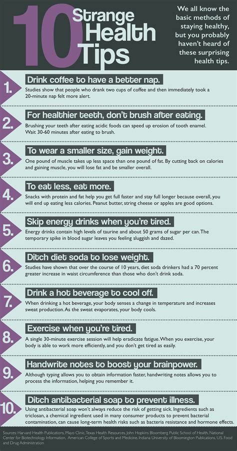 10 strange health tips – TommieMedia