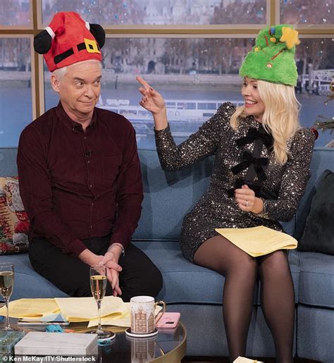 Holly Willoughby And Phillip Schofield Don Festive Hats During This