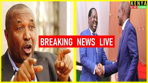 Live Angry Kimani Ngunjiri Reacts To Ruto Nominating Raila Odm