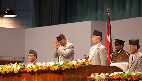 New Constitution Approved By Nepal President Ram Baran Yadav Kathmandu