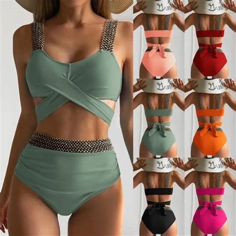 Maillot De Bain Tendance Pi Ces Style Enveloppant Avec Haut Push Up